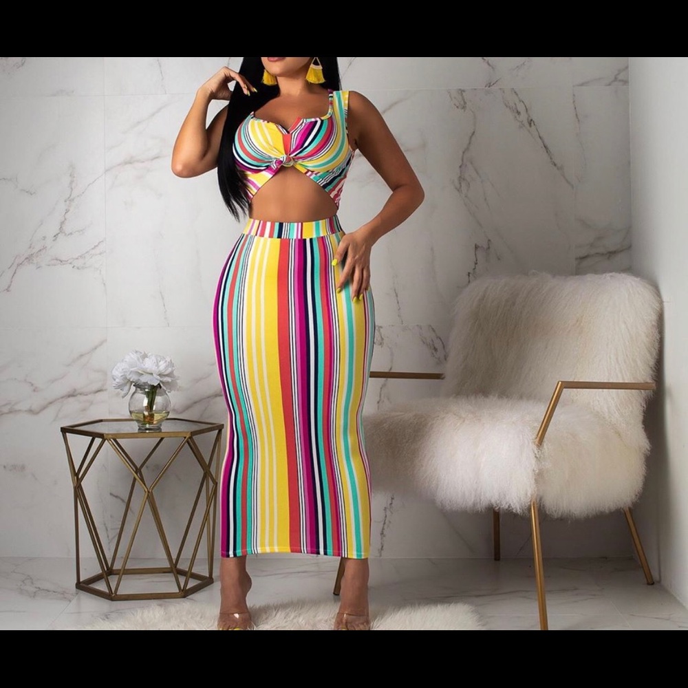 2 piece skirt set